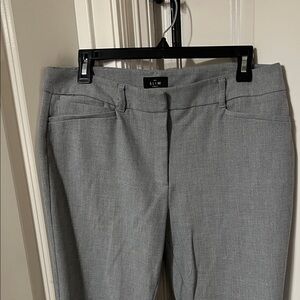 White House Black Market Light Gray Trousers